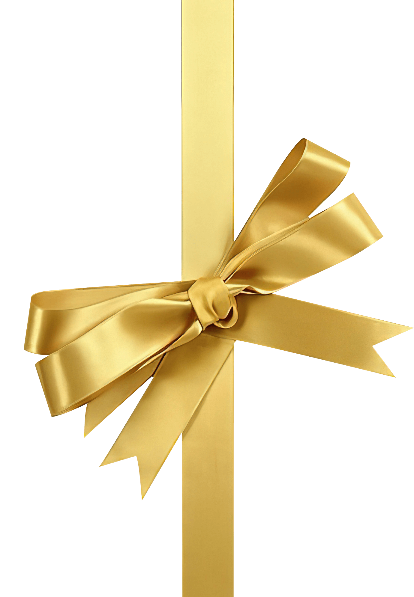 A gold ribbon